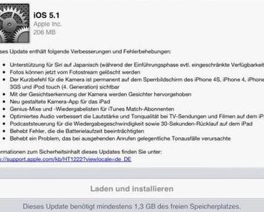 iOS 5.1: Ab sofort verfübar