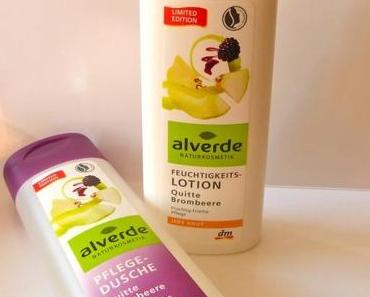 Achtung Suchtfaktor: Alverde LE Quitte & Brombeere