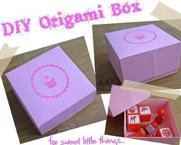 DIY Origami Box mit Anleitung