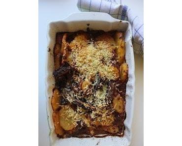 Auberginenauflauf mit Hack