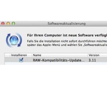 Apple veröffentlicht RAW-Kompatibilitätsupdate für Digitalkameras