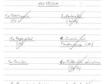 Wochenplan KW 38/2011