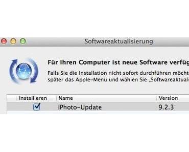 Apple aktualisiert iPhoto für den Mac auf Version 9.2.3