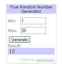 Geheimes Gewinnspiel #7 - Die Auslosung