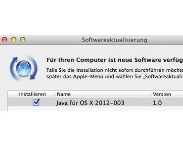Apple veröffentlicht Java Update für OSX 2012-03