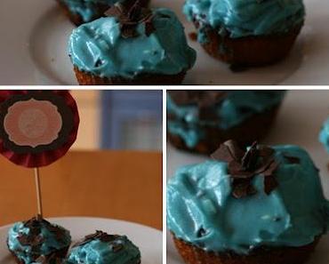 Blaue Cupcakes