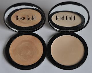 Jemma Kidd Highlighter Rose Gold vs. Iced Gold