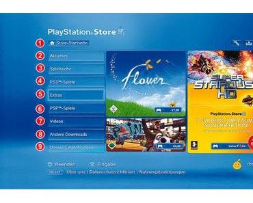 Playstation Store – Update Vorschau !