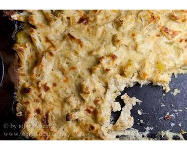 Blumenkohl und Kartoffeln mit Fenchel-Bechamel überbacken