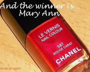 Tatatata tatatatatatatatata.... [And the winner is]