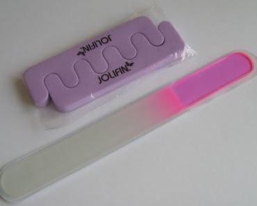 Jolifin Glasfeile & Pediküre-Zehenspreitzer