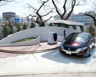 Honda weiht Solarwasserstofftankstelle in Japan ein