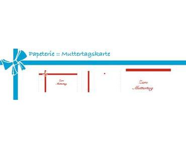 Papeterie :: Muttertagskarte