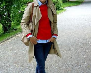Outfit: Timberlands und Trenchcoat