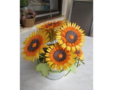 Blumendekoration für meinen Marktstand