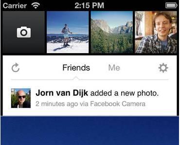 Facebook Kamera – Neue iPhone App zum Fotoaustausch