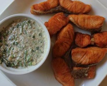 Lachspfanne mit Tarator-Soße