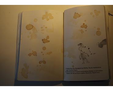 [Blogger-Aktion] Wir machen dieses Buch fertig! Let´s interpret Kaffeeflecken.