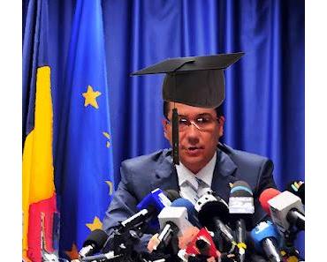 Rumänischer Ministerpräsident riskiert für akademische Ehren seinen Ruf