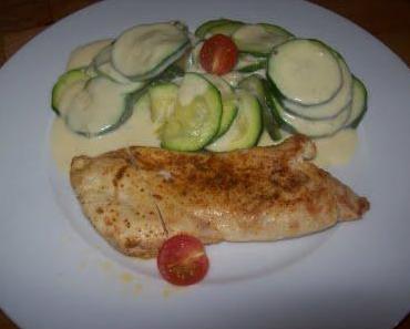 Hähnchenschnitzel mit Pfannenzucchini