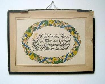 One Week, One Collection...oder Erinnerungen an der Wand?