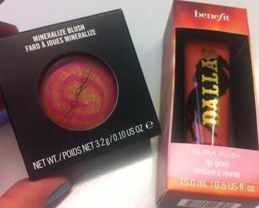 Mini-Haul: MAC Mineralize Blush Supernova und Benefit Ultra Push Gloss Dallas