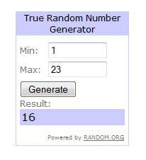 Gewinnspielauslosung