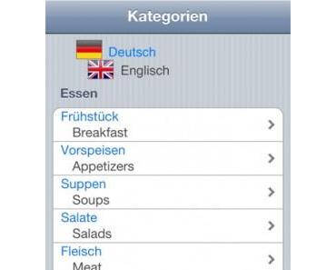 Speisen in 11 Sprachen und Sie wissen, was auf der Speisekarte steht