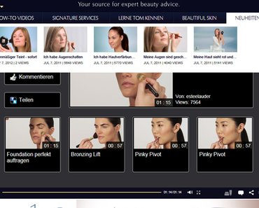 Estée Lauder jetzt auch bei Youtube