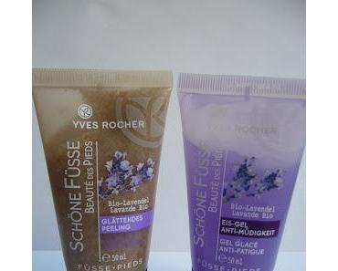 Schöne Füsse | Yves Rocher Fusspeeling und Eis-Gel