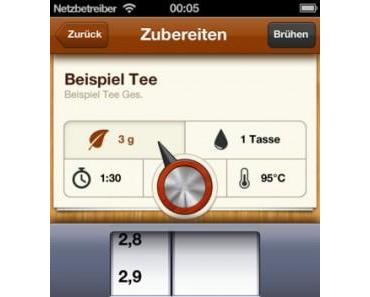 Tea – die iPhone App für Genießer des Aufgussgetränks (Video)