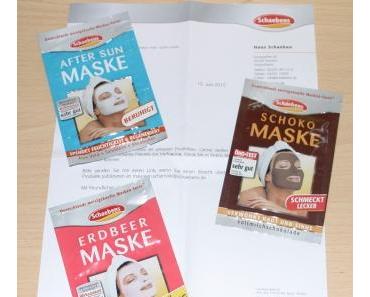 Wir haben für Euch "Schaebens" Erdbeer, Schoko und After Sun Gesichtsmasken getestet