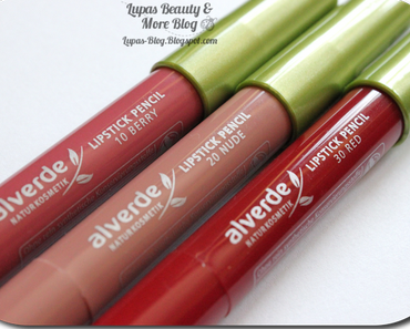 alverde Lipstick Pencils