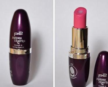 Review - P2 Spices & Herbs LE - Smooth And Carring Lipstick - 010  Raspberry