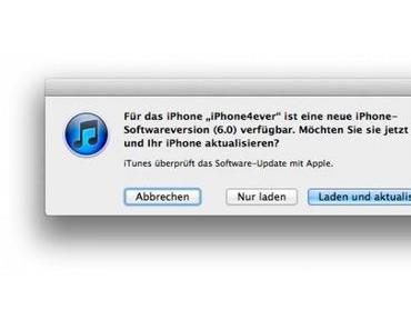 iOS 6 steht zum Download bereit