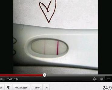 Schwangerschaftstest: live auf YouTube