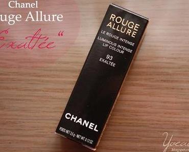 Meiner neuer Herbst-Lippenstift: Chanel - Rouge Allure "93 Exaltée"