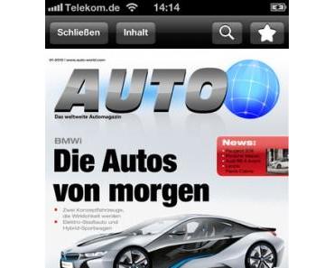 AUTO WORLD – die neuesten Trends kostenlos auf dem iDevice