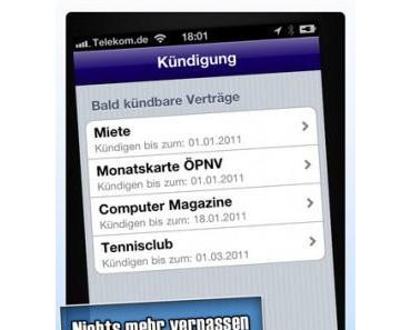 Verträge und Abos – Ihr mobiler Finanzberater auf dem iPhone