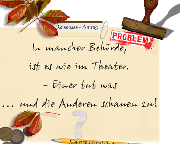 Ein schöner Herbst-Tag im Bezirksamt
