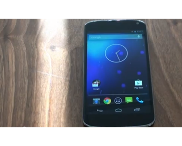 Das Nexus 4 von LG im ersten deutschen Hands On (Video)