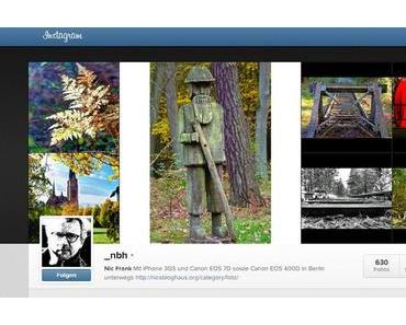 Instagram mit Web-Profil