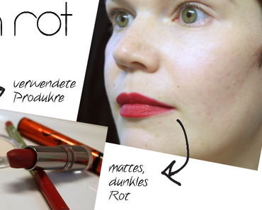 Rote Lippen mit Bloody Red von Catrice - ein Klassiker.