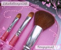 Süße Geschenkidee: Rosa Pinselset