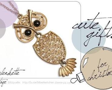 {cute gifts for christmans} Eulenkette