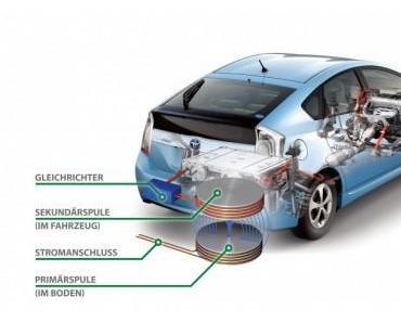 Toyota testet kabellose Batterieladetechnik