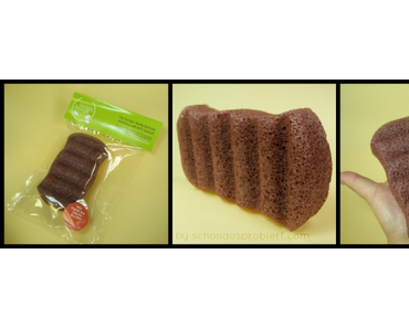 The Konjac Sponge hat jetzt auch einen Body Schwamm für die Reinigung :-)