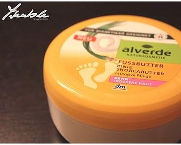 alverde Fussbutter "Pinie Shoreabutter" - steichelweiche Füße