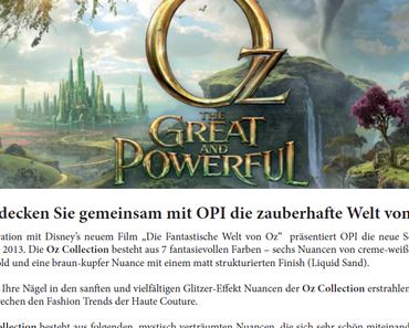 OPI Oz Collection