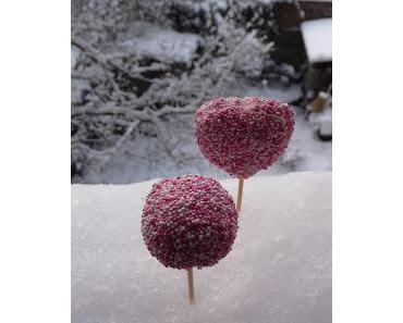 10. Perlen Cake Pops im Schnee